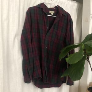 Vintage flannel button up shirt